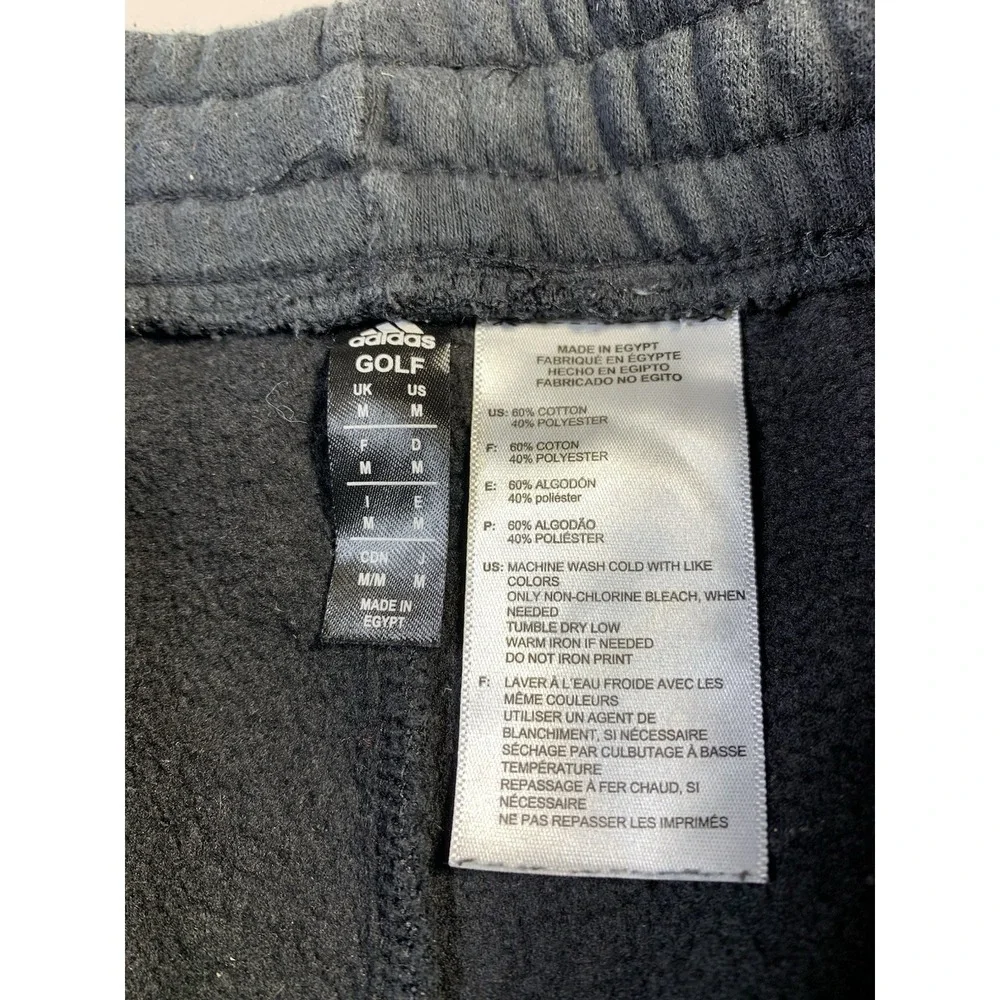 Adidas‎ Golf Joggers Black Pants Men's Size M